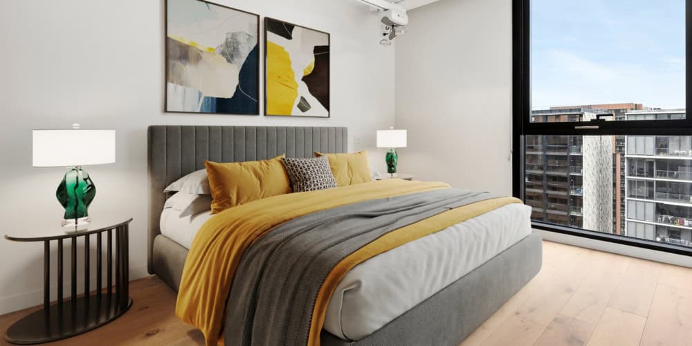botanic styled bedroom
