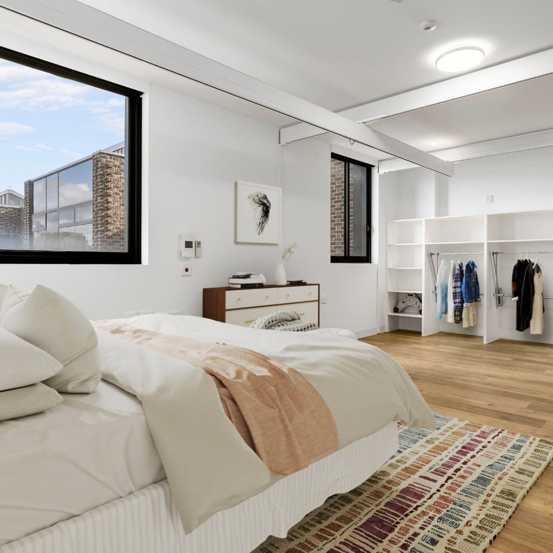 gipps st bedroom styled