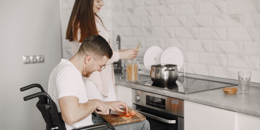 couple in disability housing