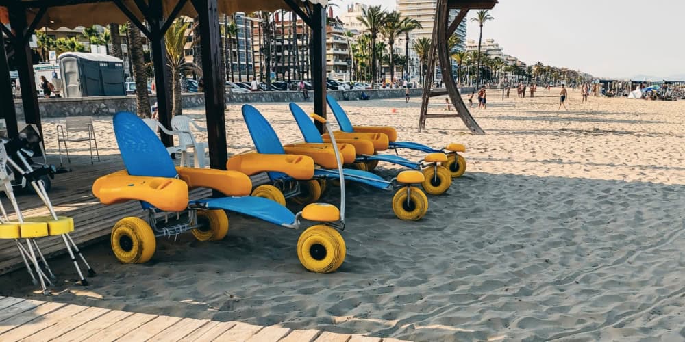 beach wheelchair